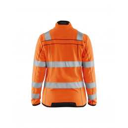 Vêtement de travail Veste micropolaire HV femme personnalisable