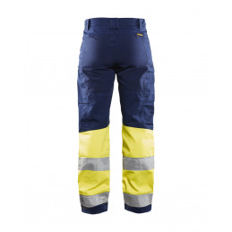 Vêtement de travail Pantalon +stretch haute visibilité FEMME personnalisable