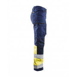 Vêtement de travail Pantalon +stretch haute visibilité FEMME personnalisable