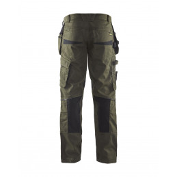 Vêtement de travail Pantalon maintenance +stretch avec poches flottantes personnalisable
