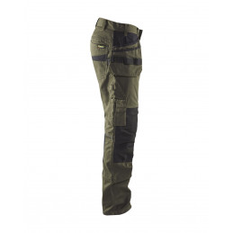 Vêtement de travail Pantalon maintenance +stretch avec poches flottantes personnalisable