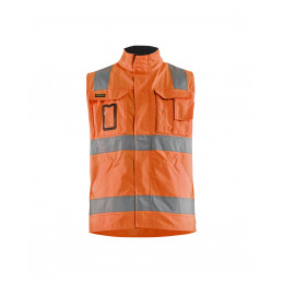 Vêtement de travail Gilet sans manches haute visibilité personnalisable