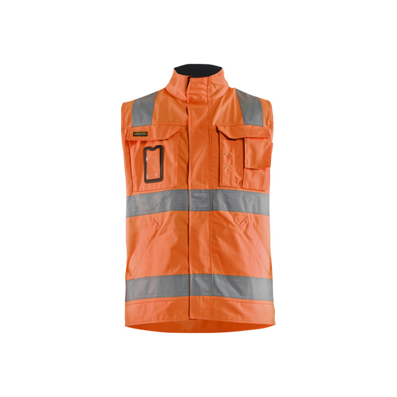Vêtement de travail Gilet sans manches haute visibilité personnalisable
