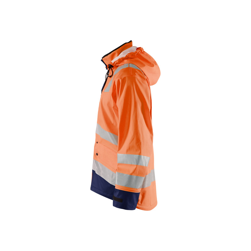 Vêtement de travail Veste de pluie HV niveau 3 personnalisable