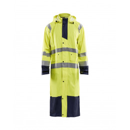Vêtement de travail Manteau de pluie HV niveau 1 personnalisable