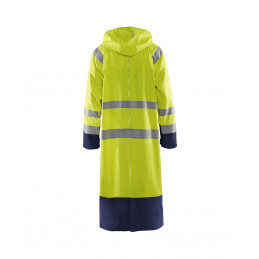 Vêtement de travail Manteau de pluie HV niveau 1 personnalisable