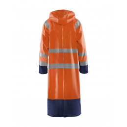 Vêtement de travail Manteau de pluie HV niveau 1 personnalisable