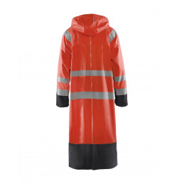 Vêtement de travail Manteau de pluie HV niveau 1 personnalisable