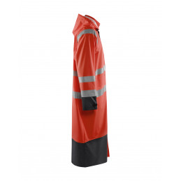 Vêtement de travail Manteau de pluie HV niveau 1 personnalisable