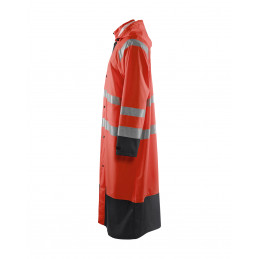 Vêtement de travail Manteau de pluie HV niveau 1 personnalisable
