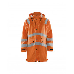 Vêtement de travail Veste de pluie HV niveau 3 personnalisable