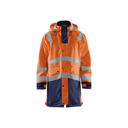 Vêtement de travail Veste de pluie HV niveau 3 personnalisable