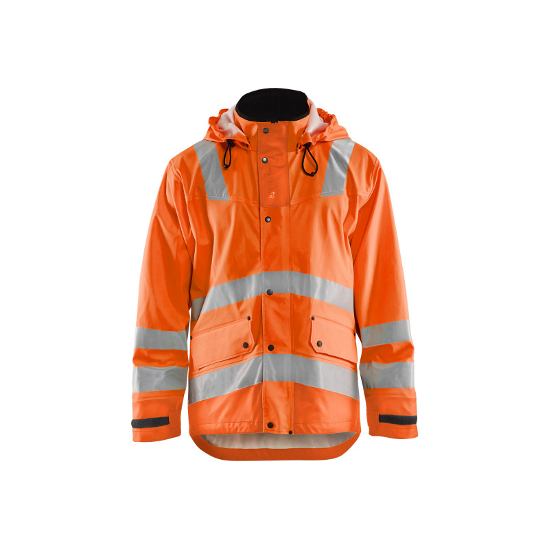 Vêtement de travail Veste de pluie HV Niveau 2 personnalisable