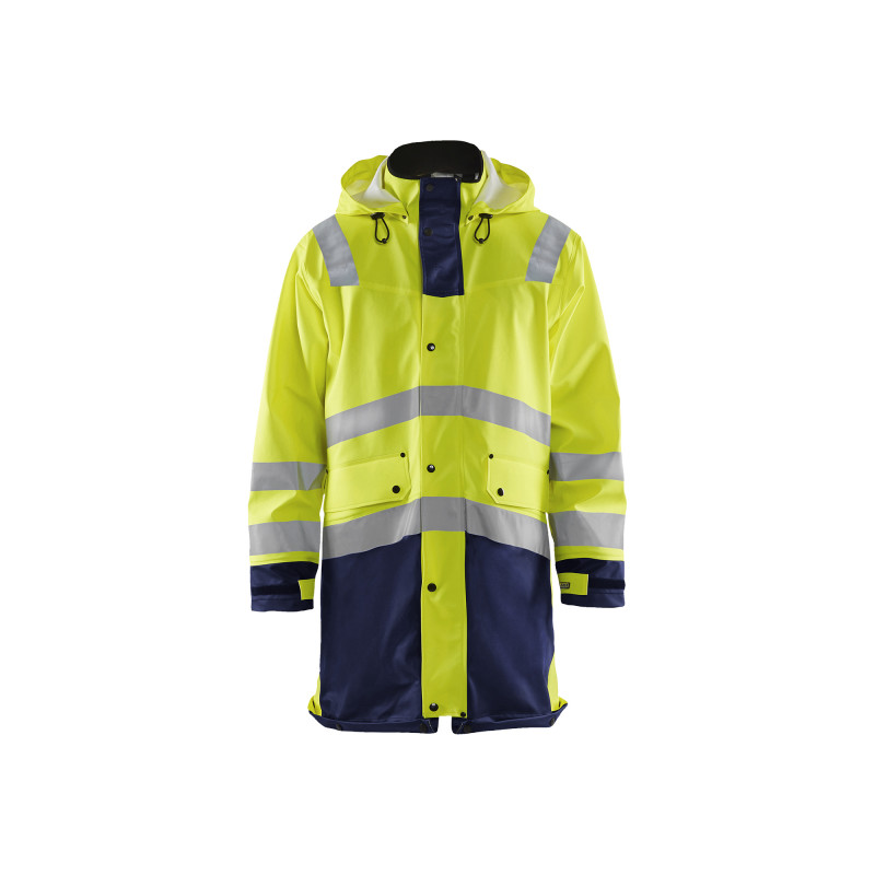 Vêtement de travail Manteau de pluie HV Niveau 2 personnalisable
