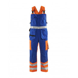 Vêtement de travail Cotte à Bretelles haute visibilité personnalisable