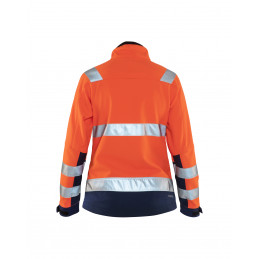 Vêtement de travail veste softshell HV femme personnalisable