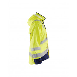Vêtement de travail Veste de pluie doublée HV Niveau 2 personnalisable