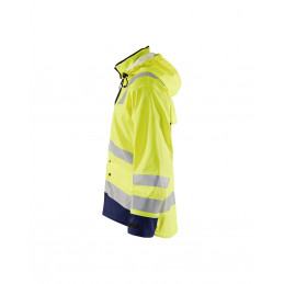Vêtement de travail Veste de pluie doublée HV Niveau 2 personnalisable