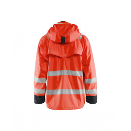 Vêtement de travail Veste de pluie doublée HV Niveau 2 personnalisable
