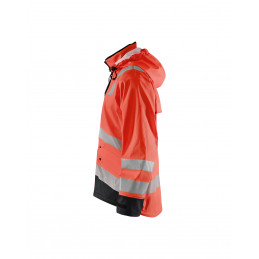 Vêtement de travail Veste de pluie doublée HV Niveau 2 personnalisable