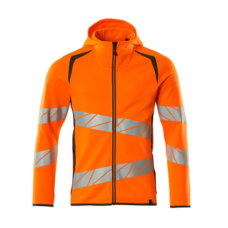 Vêtement de travail Sweat capuche zippé personnalisable