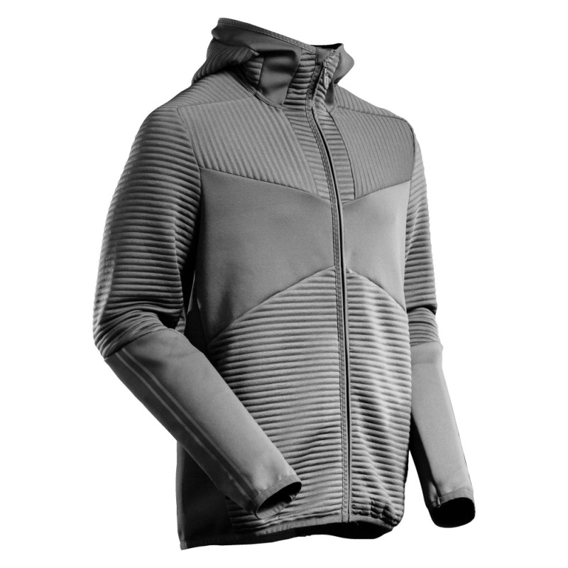 Vêtement de travail Sweat capuche polaire zippé personnalisable