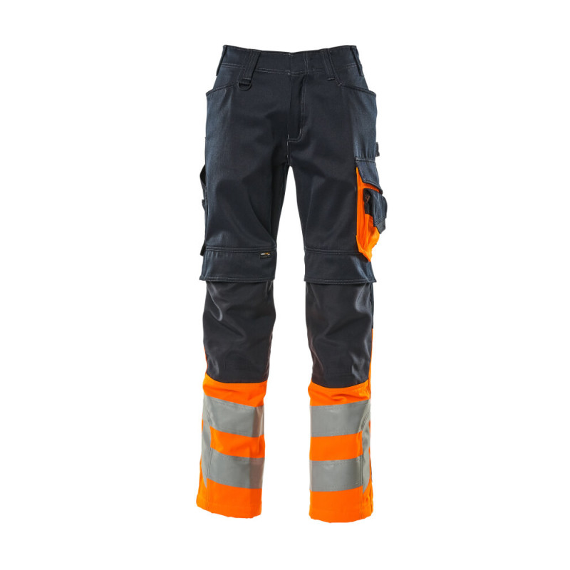 Vêtement de travail Pantalon avec poches genouillères MASCOT® Leeds personnalisable