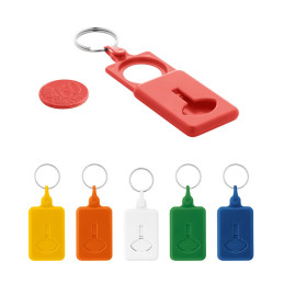 BUS. Porte-clés avec monnaie pour chariot de supermarché